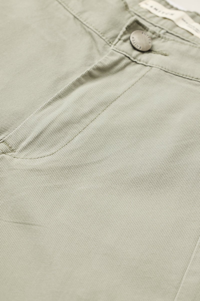 SNITCH Sage Green Regular Fit Cargo Pants - Image 2